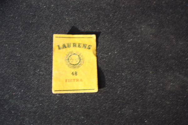 Etiquette de boite d'allumettes : Laurens 48 filtra