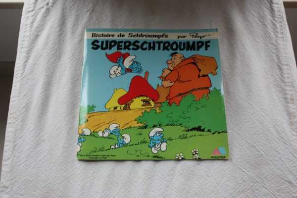 Schtroumpf - smurf : livre disque - superschtroumpf