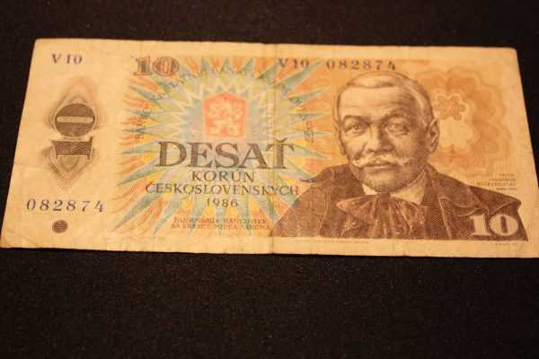 10 couronnes - Tchécoslovaquie - 1986