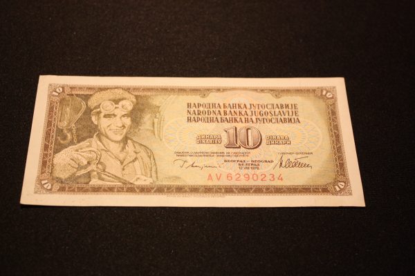 10 dinara Yougoslavie 1978