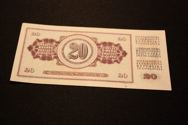 20 dinara Yougoslavie 1974