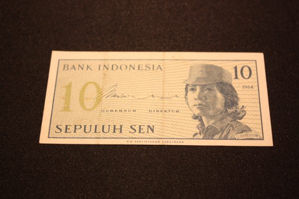 10 sen - indonesia - 1964