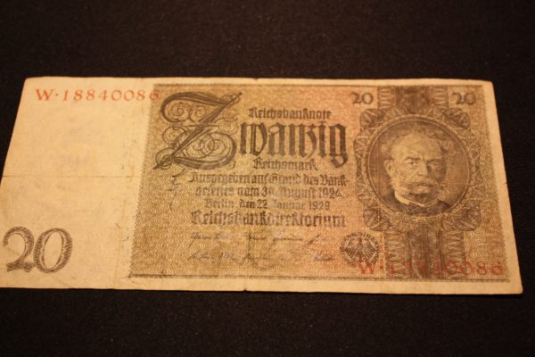 20 Reichsmark Allemagne 1929