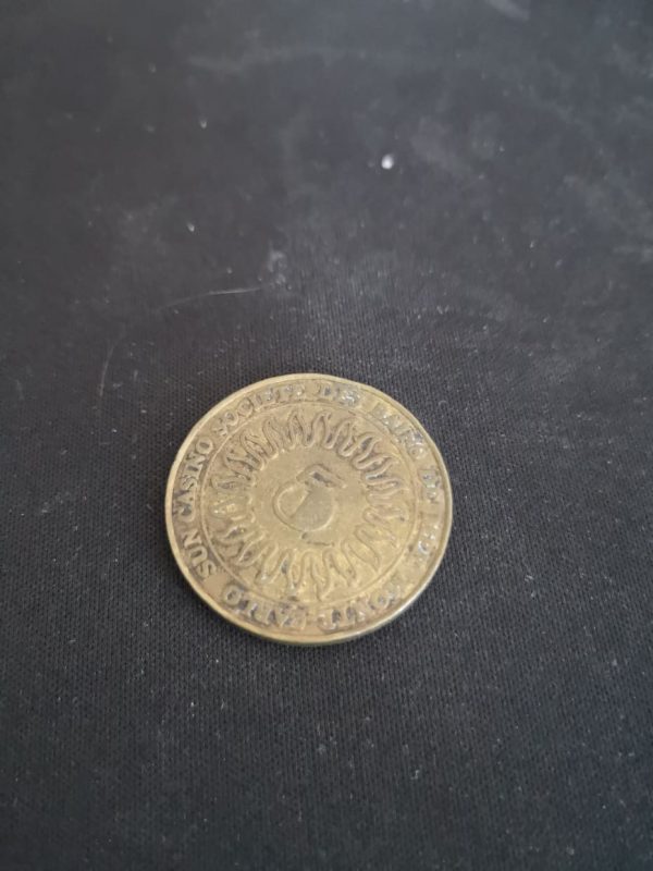 1 Médaille - Token - coin - jetons : SUN CASINO SOCIETE DES BAINS DE MER MONTE-CARLO – Image 2