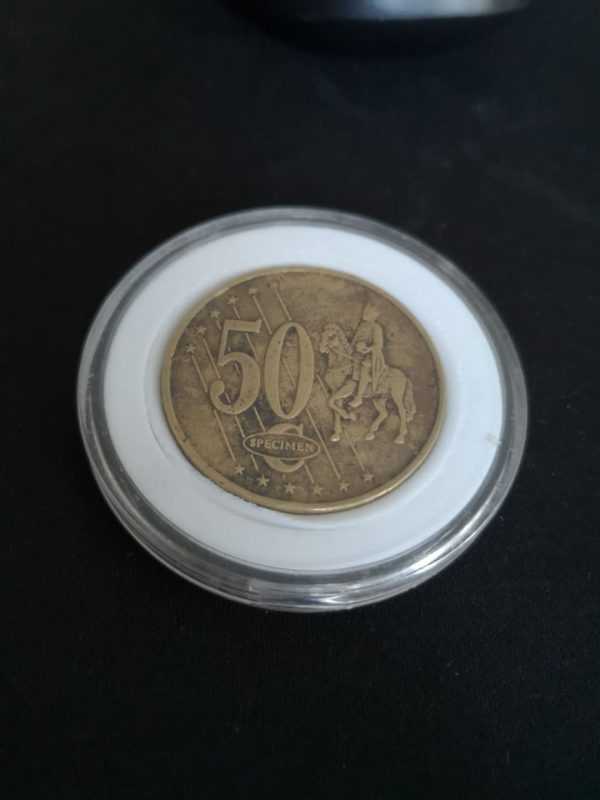 jetons : 50 centimes Vatican - essai - trial - jean Paul II