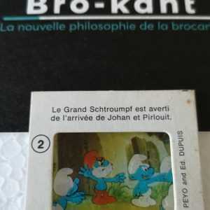 Diapositive Schtroumpfs - smurf - Schlumpf RARE n°2