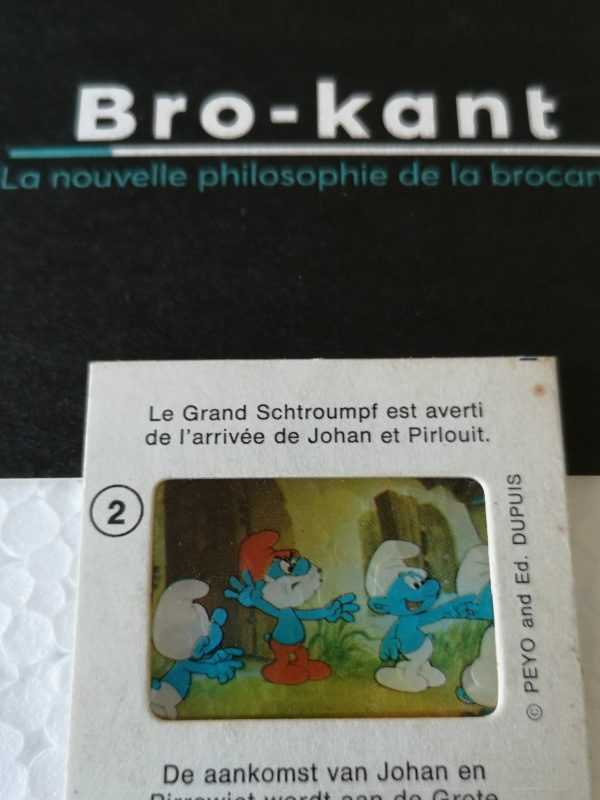 Diapositive Schtroumpfs - smurf - Schlumpf RARE n°2