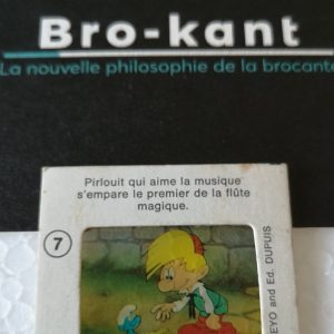 Diapositive Schtroumpfs - smurf - Schlumpf RARE n°7
