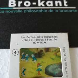Diapositive Schtroumpfs - smurf - pitufo - puffo - Schlumpf RARE n°4