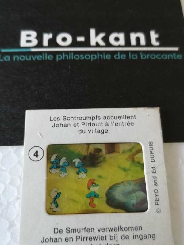 Diapositive Schtroumpfs - smurf - pitufo - puffo - Schlumpf RARE n°4