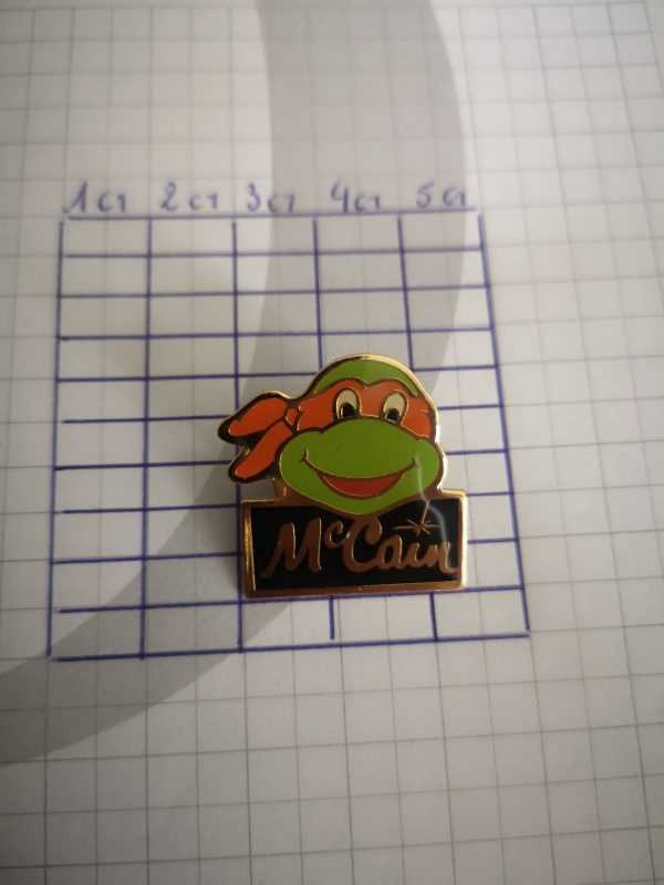 Pin's : Tortue Ninja - Mc Cain - Michelangelo