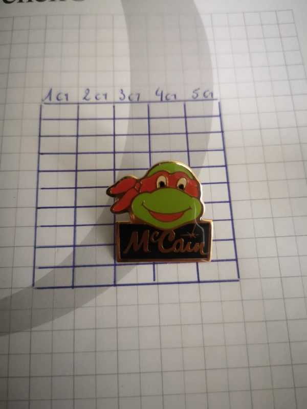 Pin's : Tortue Ninja - Mc Cain - Raphael