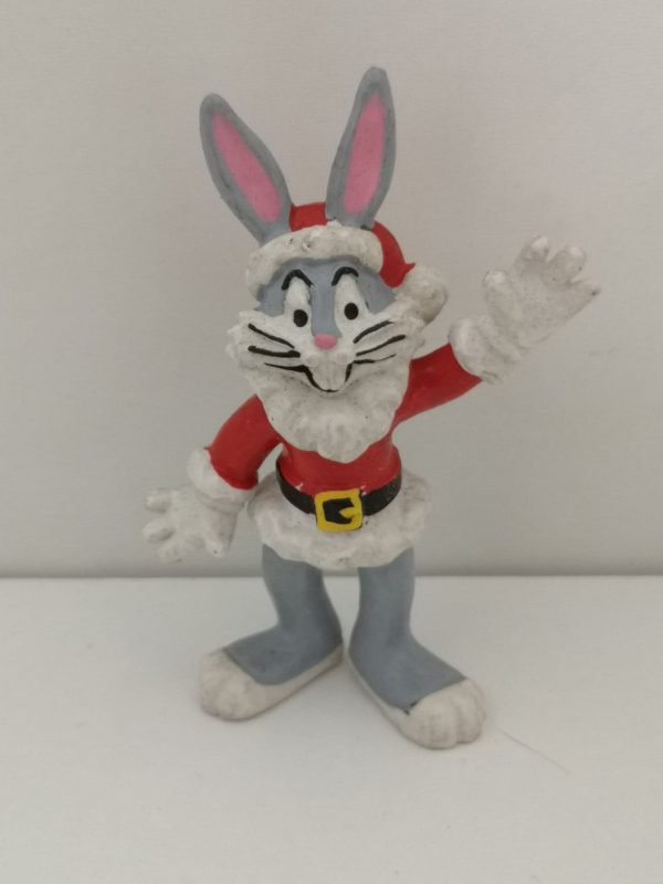 Figurine Bugs Bunny Père Noël 1983