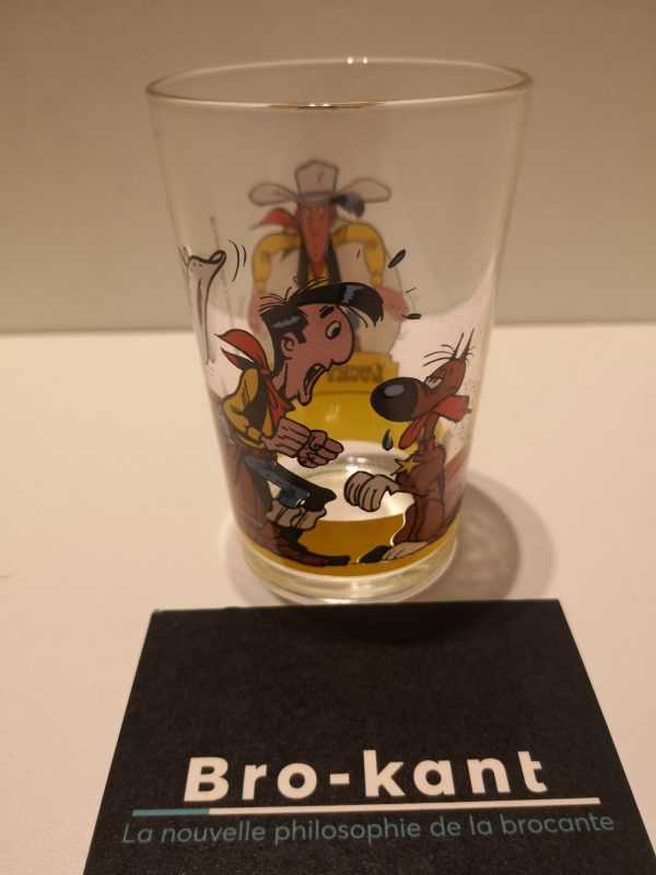 Verre à moutarde : Lucky Luke et Rantanplan