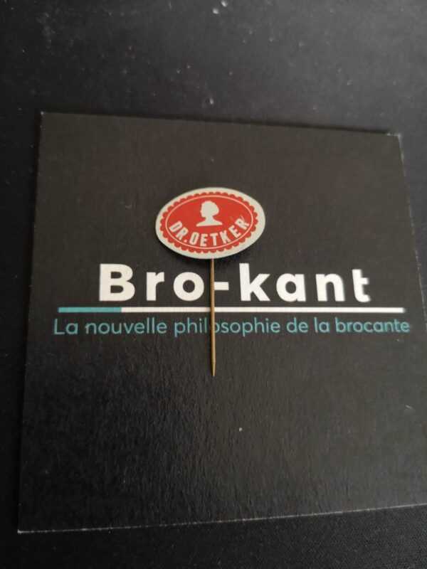 Dr Oetker ovale rouge et blanc