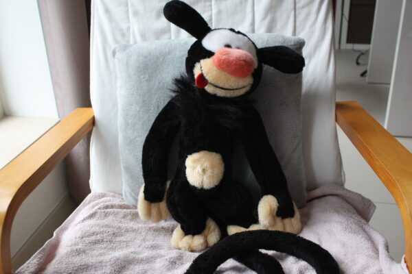 Mars Marsupilami noir - peluche ( 50 cm )