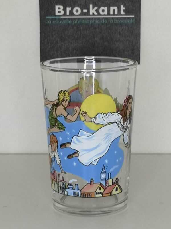 Verre à moutarde : Peter Pan dans les nuages