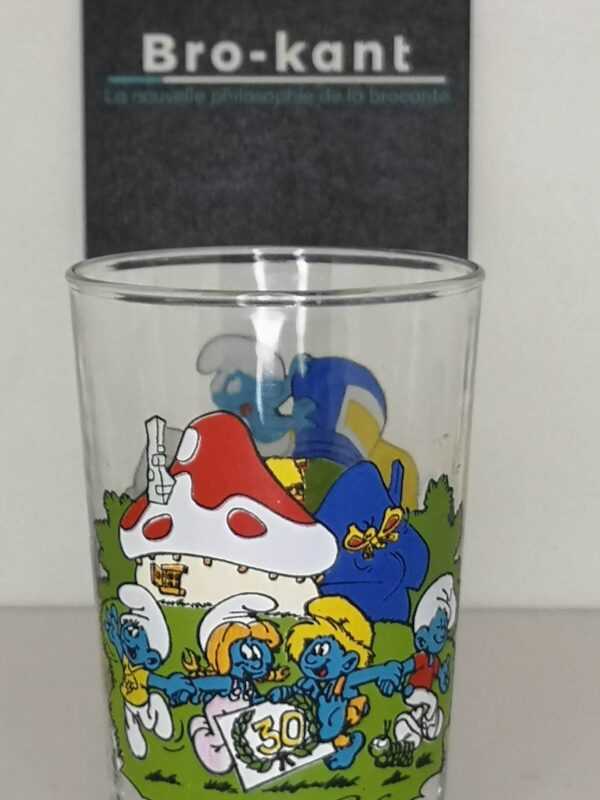 Verre à moutarde : Schtroumpf fête 30 ans