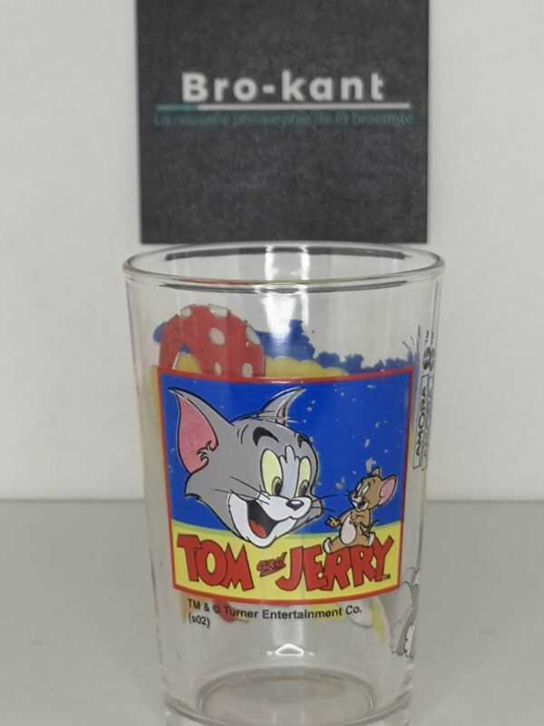 Verre à moutarde : Tom & Jerry