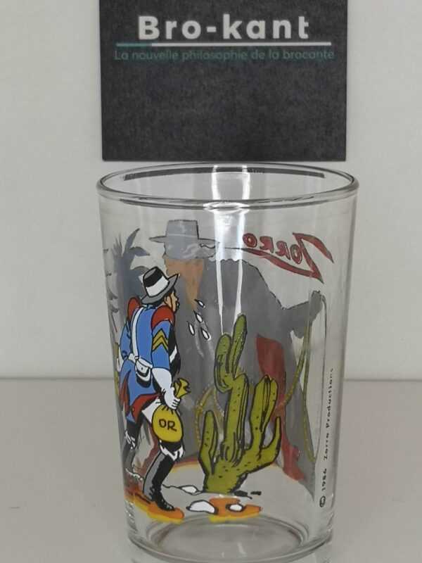 Verre à moutarde : Zorro