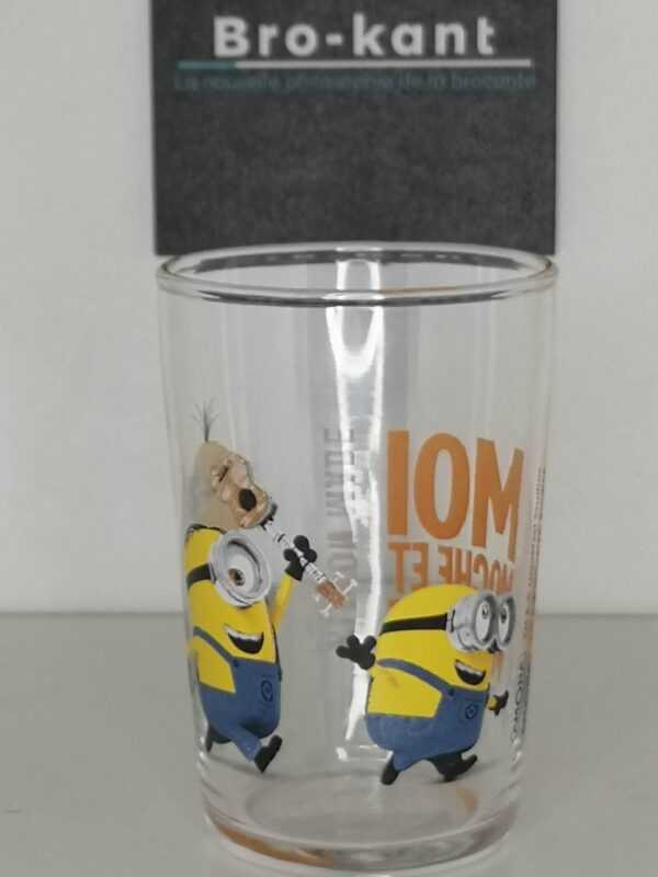 Verre à moutarde : les minions