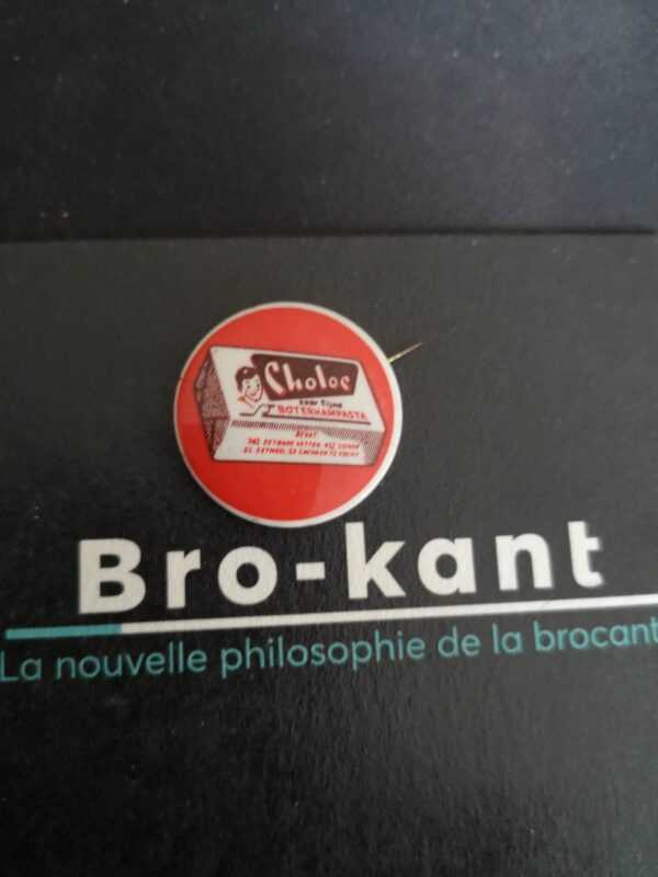 Badge années 60 : Choloc beurre chocolat