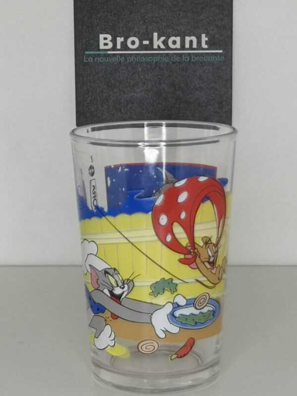 Verre à moutarde : Tom & Jerry repas parachute