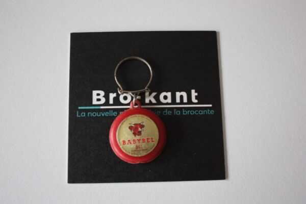 Porte clé vintage - fromage Babybel