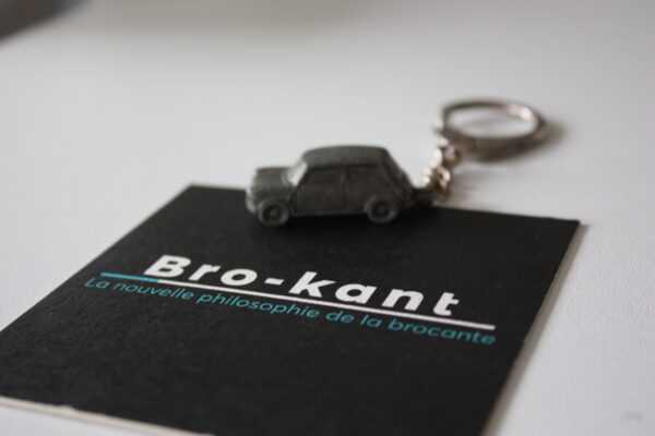 Porte clé vintage - Mini Cooper métal