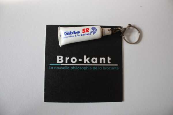 Porte clé vintage - Gibbs dentifrice à la badiane