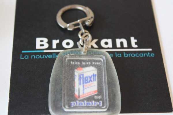 Porte clé vintage - huile Flexir