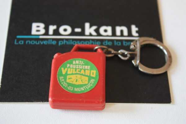 Porte clé vintage - Vulcano anti-poussière