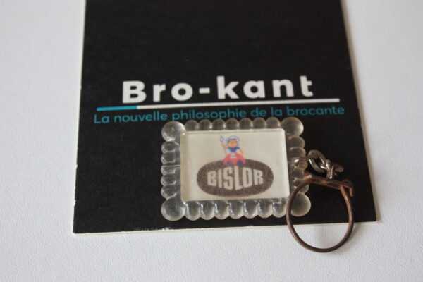 Porte clé vintage - Bislor ( biscuit )