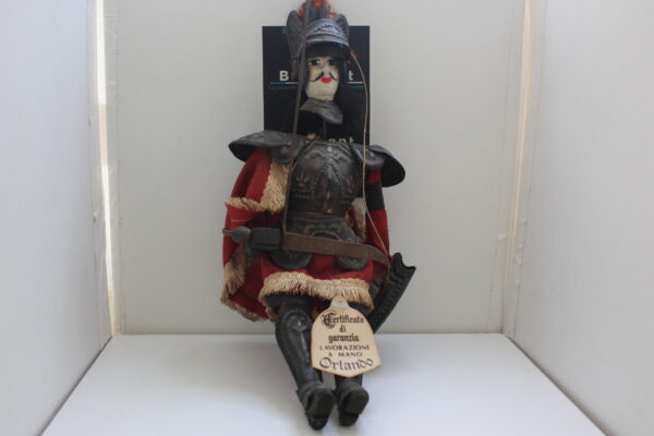 Vintage Marionnette de théâtre Sicilien, Orlando Fratelli Patania