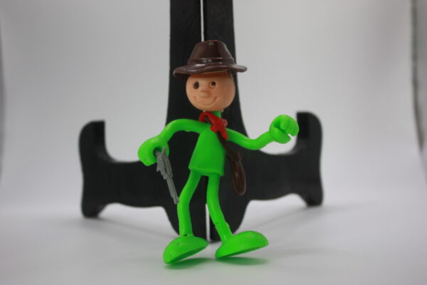 Bro-kant - Figurine flexible Brabo Hong Kong 1970 - 8cm, jouets anciens.