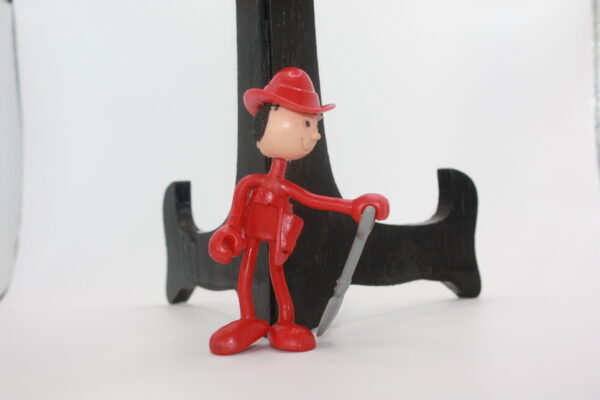 Bro-kant - Figurine flexible Brabo Hong Kong 1970 - 8cm, jouets anciens.