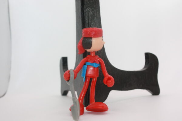 Bro-kant - Figurine flexible Brabo Hong Kong 1970 - 8cm, jouets anciens.