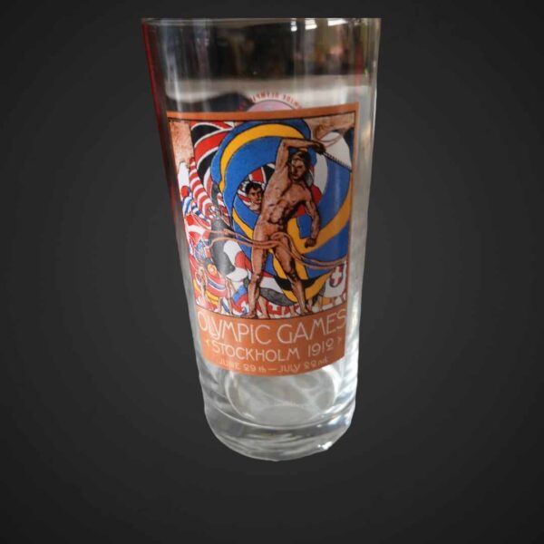 Verre décoré Coca-Cola jeux Olympic Atlanta 1996 - Bro-kant