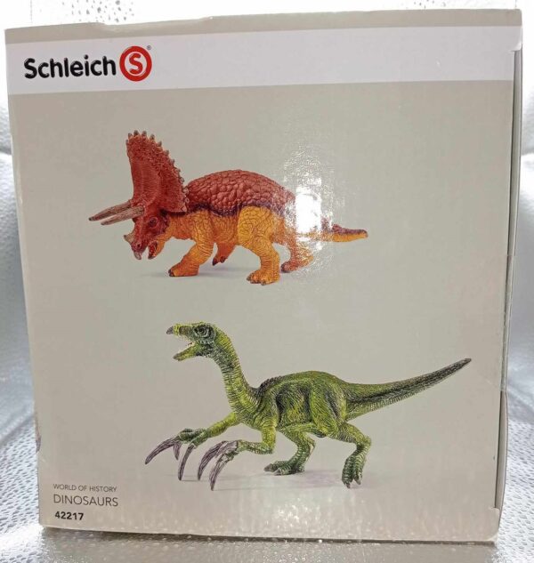 Bro-kant - Figurine Dinosaur - Triceratops et Thérizinosaure de Schleich