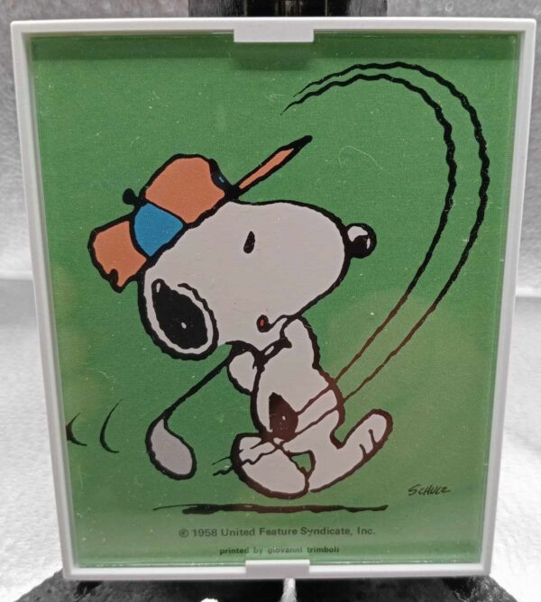 Bro-kant - Mini cadre Snoopy Peanuts - Snoopy joue au golf