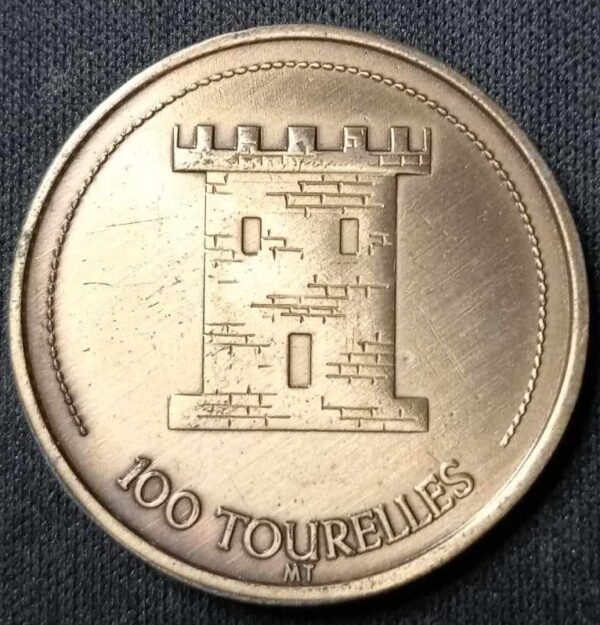 Bro-kant - Jeton touristique 100 Tourelles - Tournai