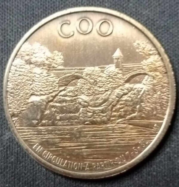 Bro-kant - Jeton touristique 100 cascades - Coo - 1982