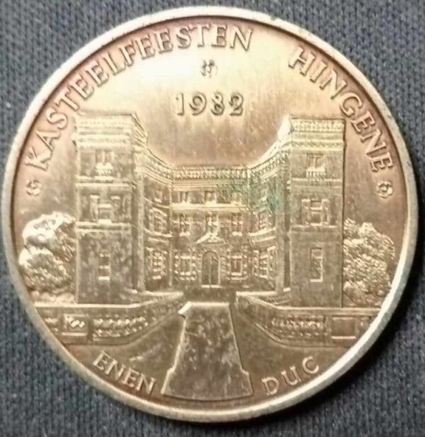 Bro-kant - Jeton touristique - HINGENE KASTEELFEESTEN - HEROPENING DOMEIN - 1982