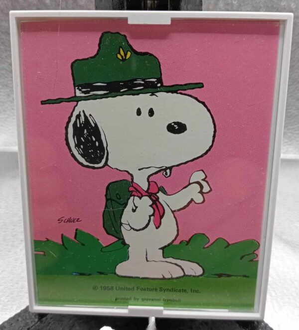 Bro-kant - Mini cadre Snoopy Peanuts Beaglescout - Pour les fans de Snoopy.