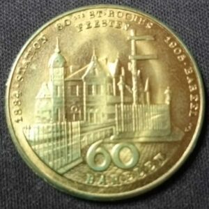 Bro-kant - Jeton touristique Halle ST Rochus - 60 barelen, souvenir de voyage et pièce de collection