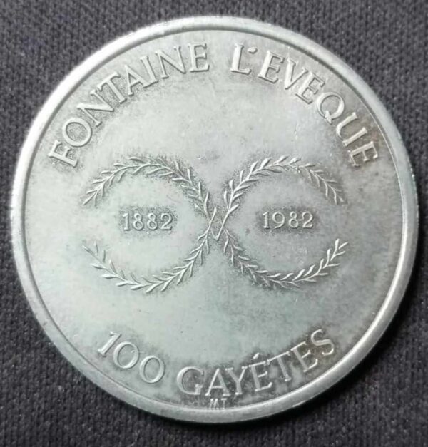Bro-kant - Jeton touristique 100 Gayètes - Souvenir authentique de Fontaine-l'Évêque