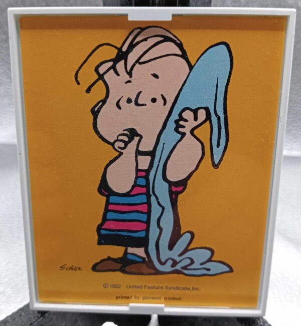 Bro-kant - Mini cadre Snoopy Peanuts - Linus et son doudou - Pour les fans de Snoopy