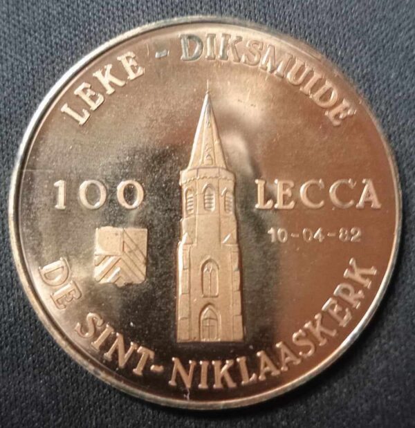 Bro-kant - Jeton Touristique Leke Diksmuide - 100 Lecca - 10 - 04 - 82
