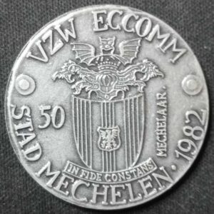 Bro-kant - Jeton Touristique stad Mechelen - VZW ECCOMM