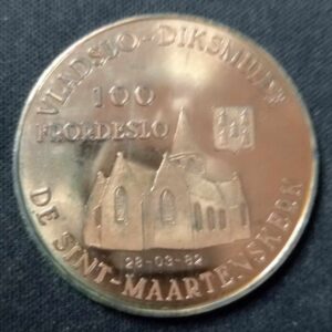 Bro-kant - Jeton Touristique Vladslo Diksmuide - 100 Frordeslo - 28-03-1982